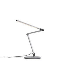 Koncept Inc AR3100-CD-SIL-DSK - Z-Bar mini Desk Lamp with base (Cool Light; Silver)